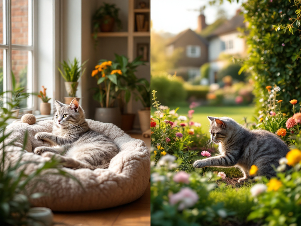 indoor vs outdoor life for silver abyssinians in the uk || ElegantPaws.co.uk